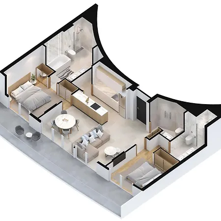 Lägenhet Ayia-napa Marina Luxury Appartments *